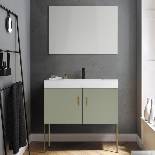 VEEMON 36” PINE MIST BATHROOM VANITY