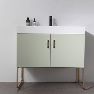 VEEMON 36” PINE MIST BATHROOM VANITY