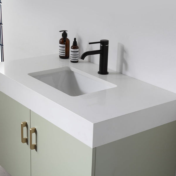 VEEMON 36” PINE MIST BATHROOM VANITY