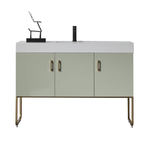VEEMON 48” PINE MIST BATHROOM VANITY