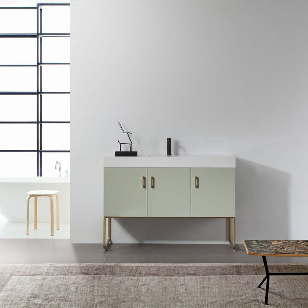 VEEMON 48” PINE MIST BATHROOM VANITY