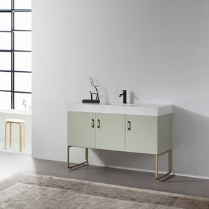 VEEMON 48” PINE MIST BATHROOM VANITY