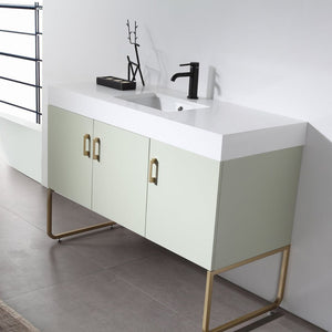 VEEMON 48” PINE MIST BATHROOM VANITY