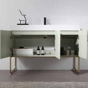 VEEMON 48” PINE MIST BATHROOM VANITY