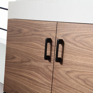 VEEMON 36” WALNUT BATHROOM VANITY
