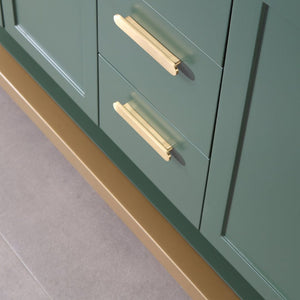WINCHESTER 60” FOREST GREEN WITH WHITE COUNTERTOP BATHROOM VANITY
