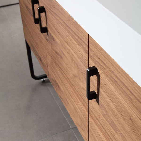 VEEMON 48” WALNUT BATHROOM VANITY