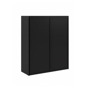 Iron Black 42"H Double Door Wall Cabinet