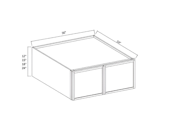 Slim Shaker White Wall Refrigerator Cabinet