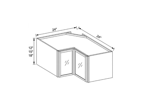 Slim Dove White- Easy Reach Wall Glass Door Cabinet