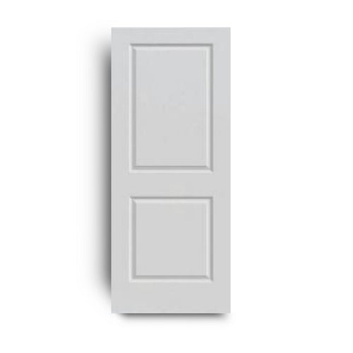 Puerta moldeada de núcleo hueco de 2 paneles con imprimación blanca