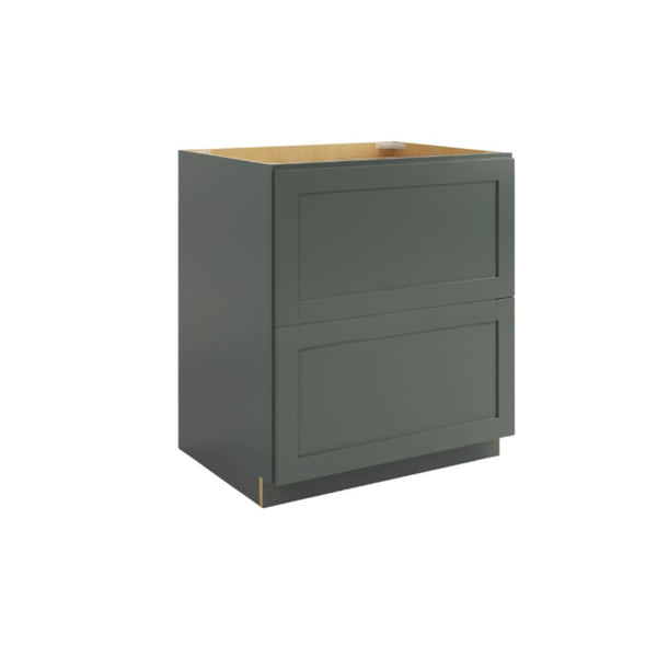 Aston Green Two Drawer Base