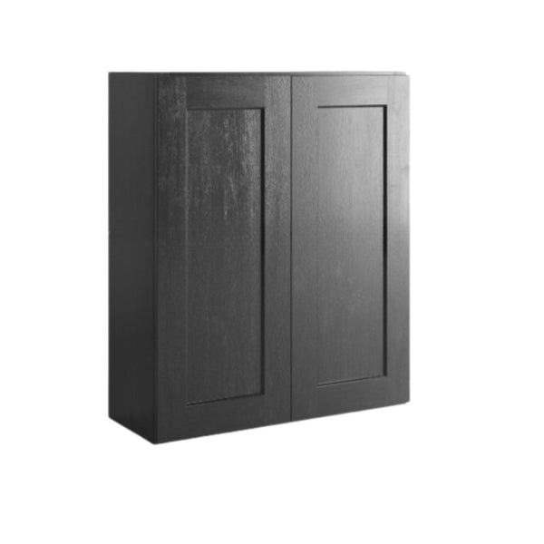 Aspen Charcoal Gray 30"H Double Door Wall Cabinet