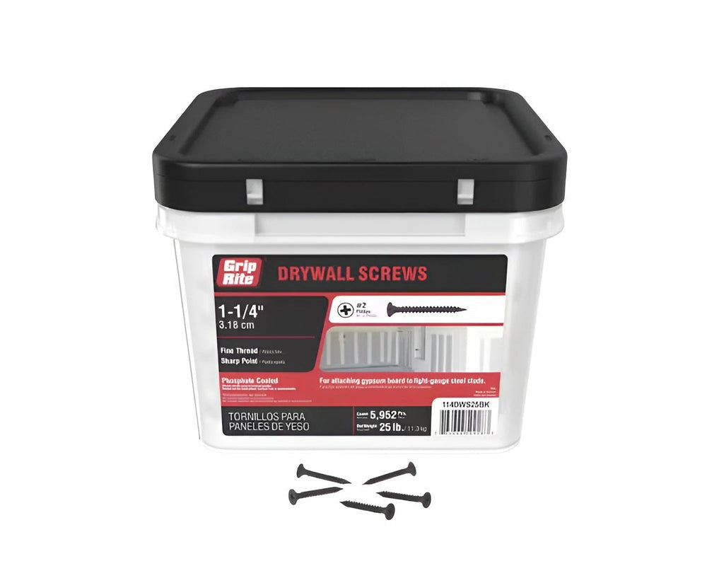 Phillips Bugle Head Fine Thread Sharp Point Drywall Screws