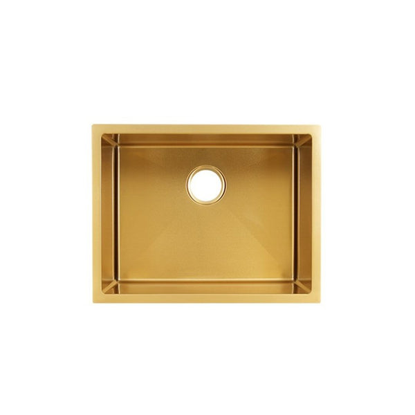 AD-H48 Gold Handmade Undermount Single Bowl Stainless Steel Sink