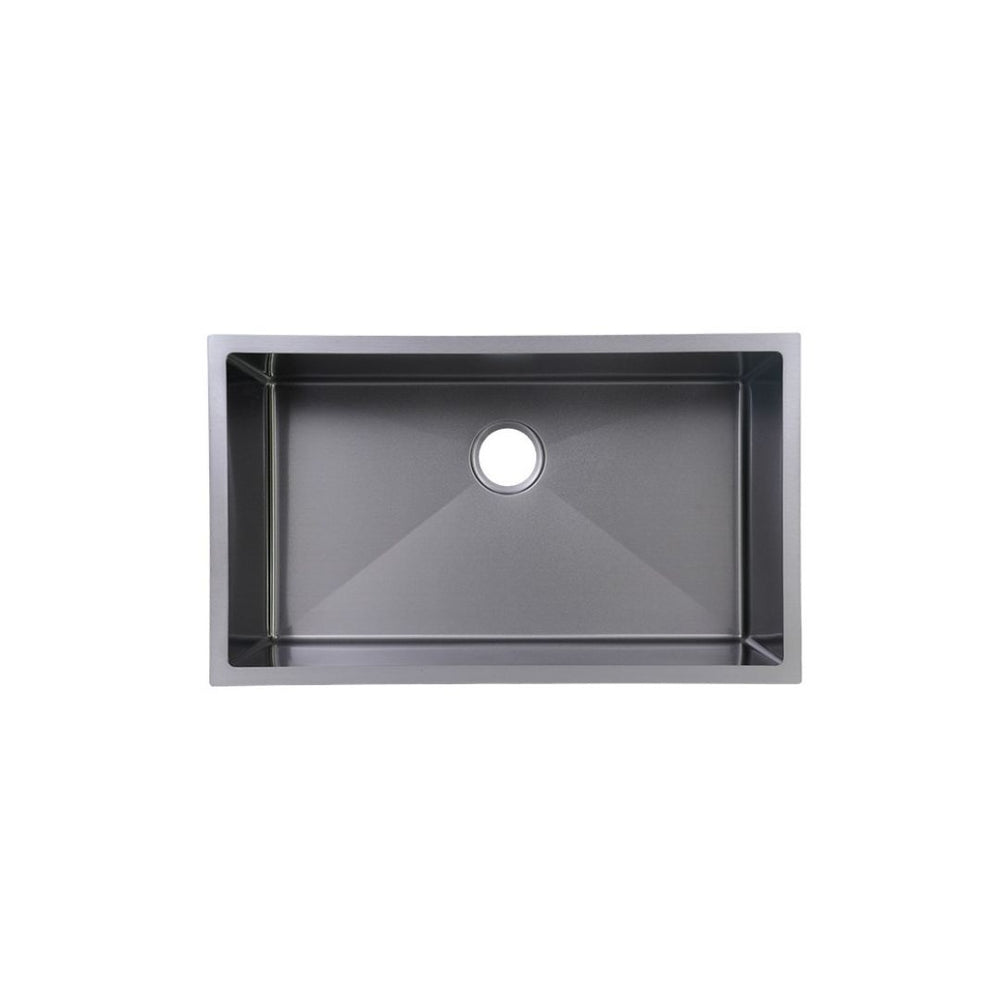 Grey-Handmade Undermount Stainless Steel Sink