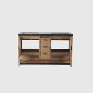 ENCIMERA WINCHESTER DE 60” DE ROBLE PECAN NEGRO