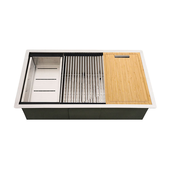 Single Bowl Handcrafted Workstation-3319
