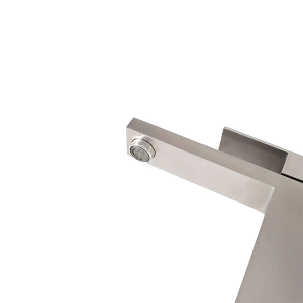 Grifo monomando para lavabo (satinado)