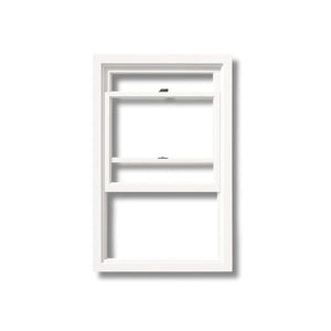 White Vinyl Single-Hung Window