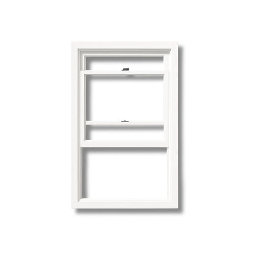 White Vinyl Single-Hung Window