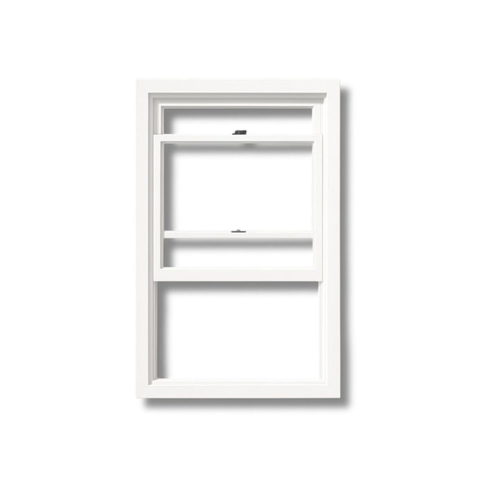 White Vinyl Single-Hung Window