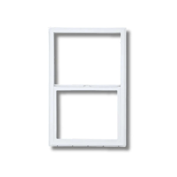 White Vinyl Single-Hung Window